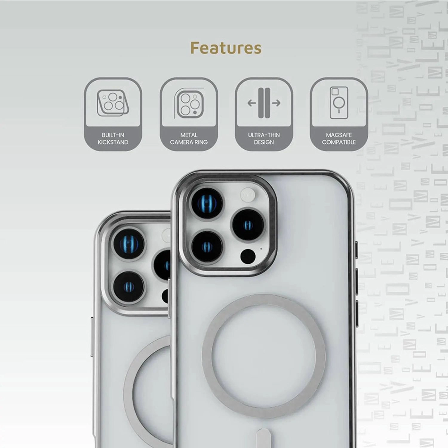 Elio PC Case with MagSafe for iPhone 16 Pro