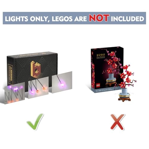 Light Kit - Compatible with Lego 10369 Plum Blossom LED
