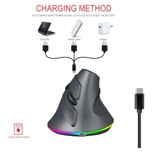 Wireless Dual Mode Mouse - 2.4G BT5.1