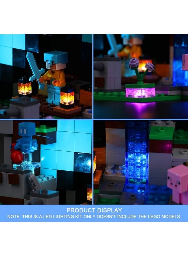 Light Kit - Compatible with Lego Minecraft The Sword Outpost 21244