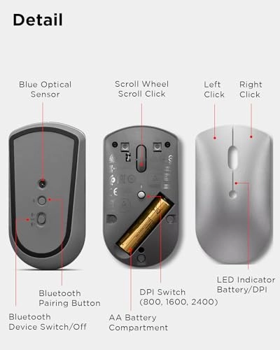 600 Silent Mouse - Bluetooth