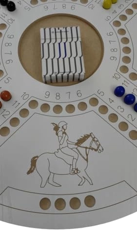 wahoo - Wooden 16 Colored Glass Marbles