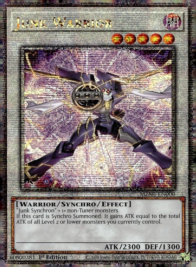 Yu-Gi-Oh!: Junk Warrior - Quarter Century Secret Rare 1st Edition
