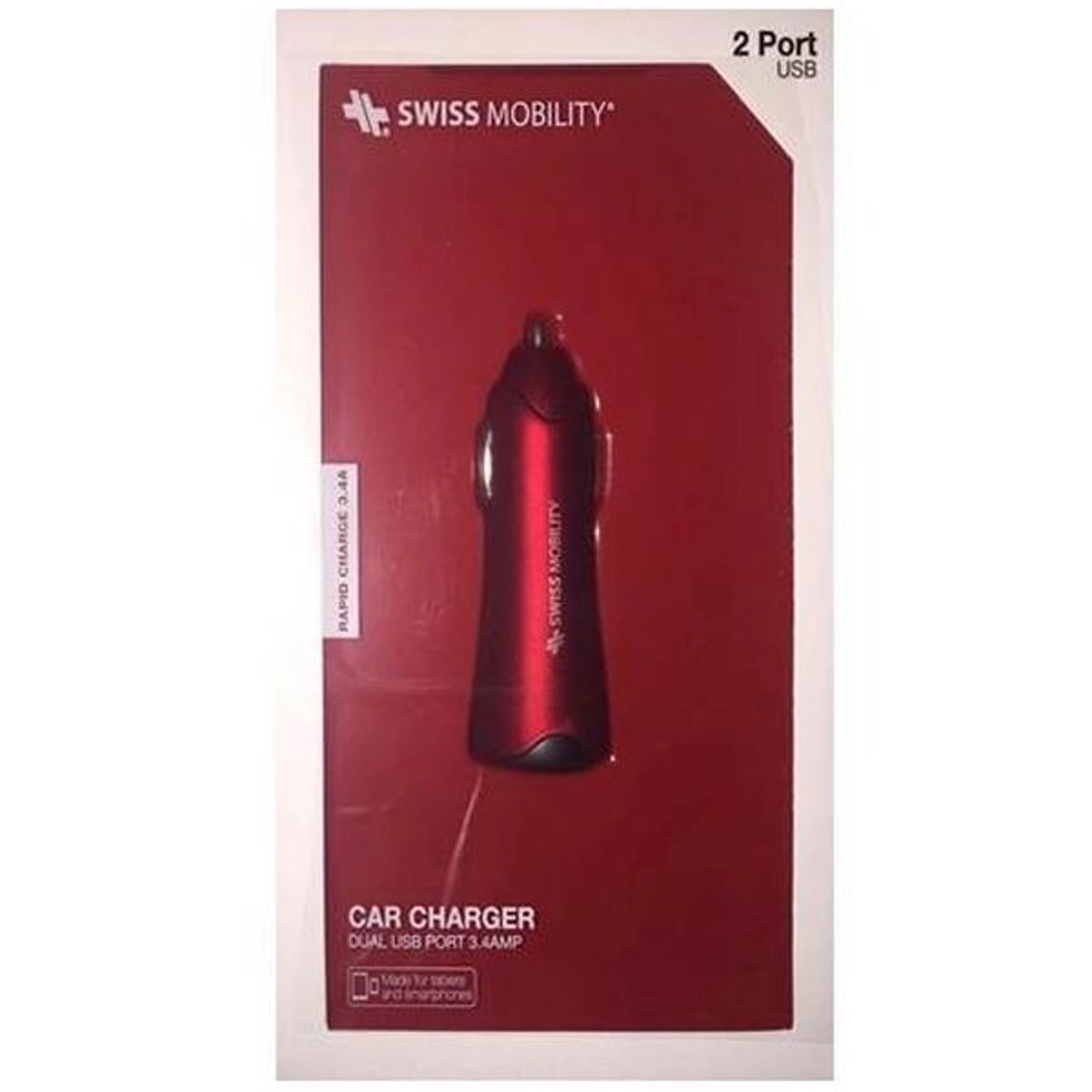 Dual Port Car Charger - 3.4A Rapid and safe charging