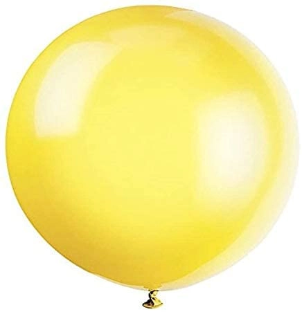 Party Time Trading LLC Huge Round Metallic Balloons - 1Pc Wedding Baby Shower
