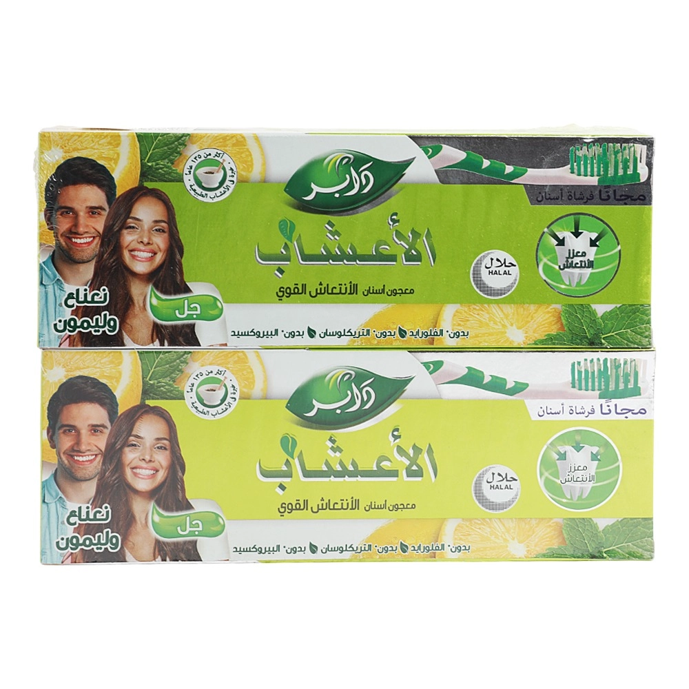 Intense Fresh Mint & Lemon Toothpaste 2 x 150 g