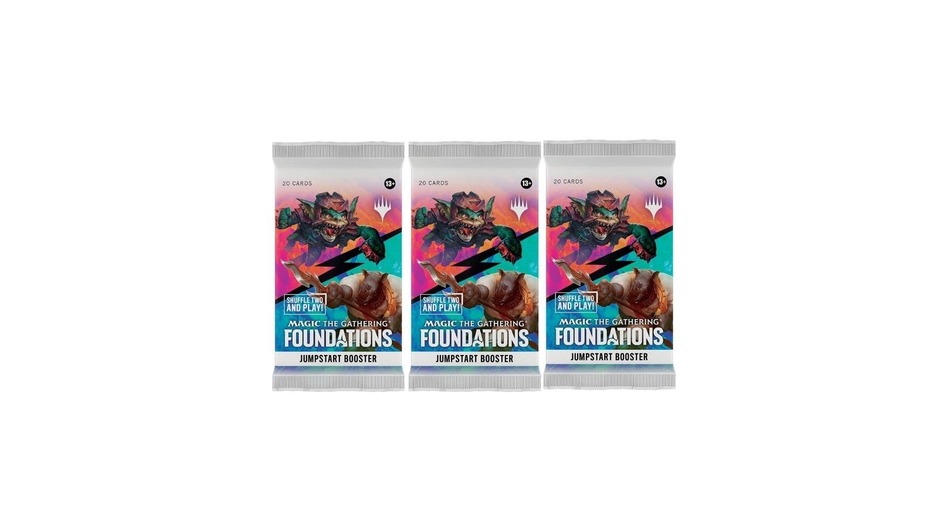 Wizards of the Coast Foundations Jumpstart Booster Pack - 3pcs