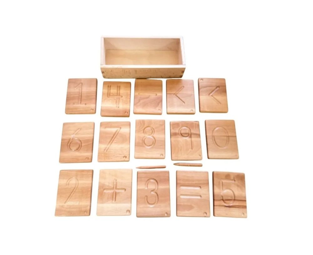 Trace Me English Numbers - 4 years+ 18 pieces