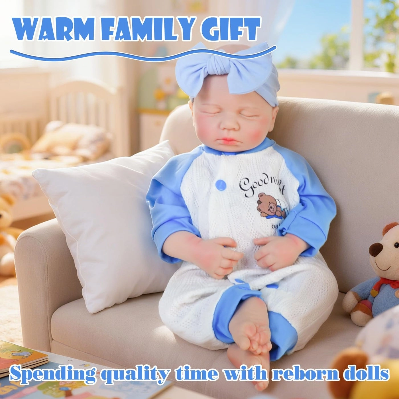 Reborn Baby Doll - 185 Inch Silicone Anatomically Correct