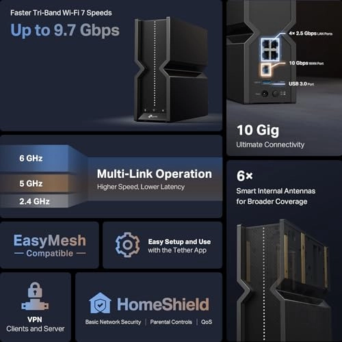 BE550 Pro - 10000 Mbps WiFi 7