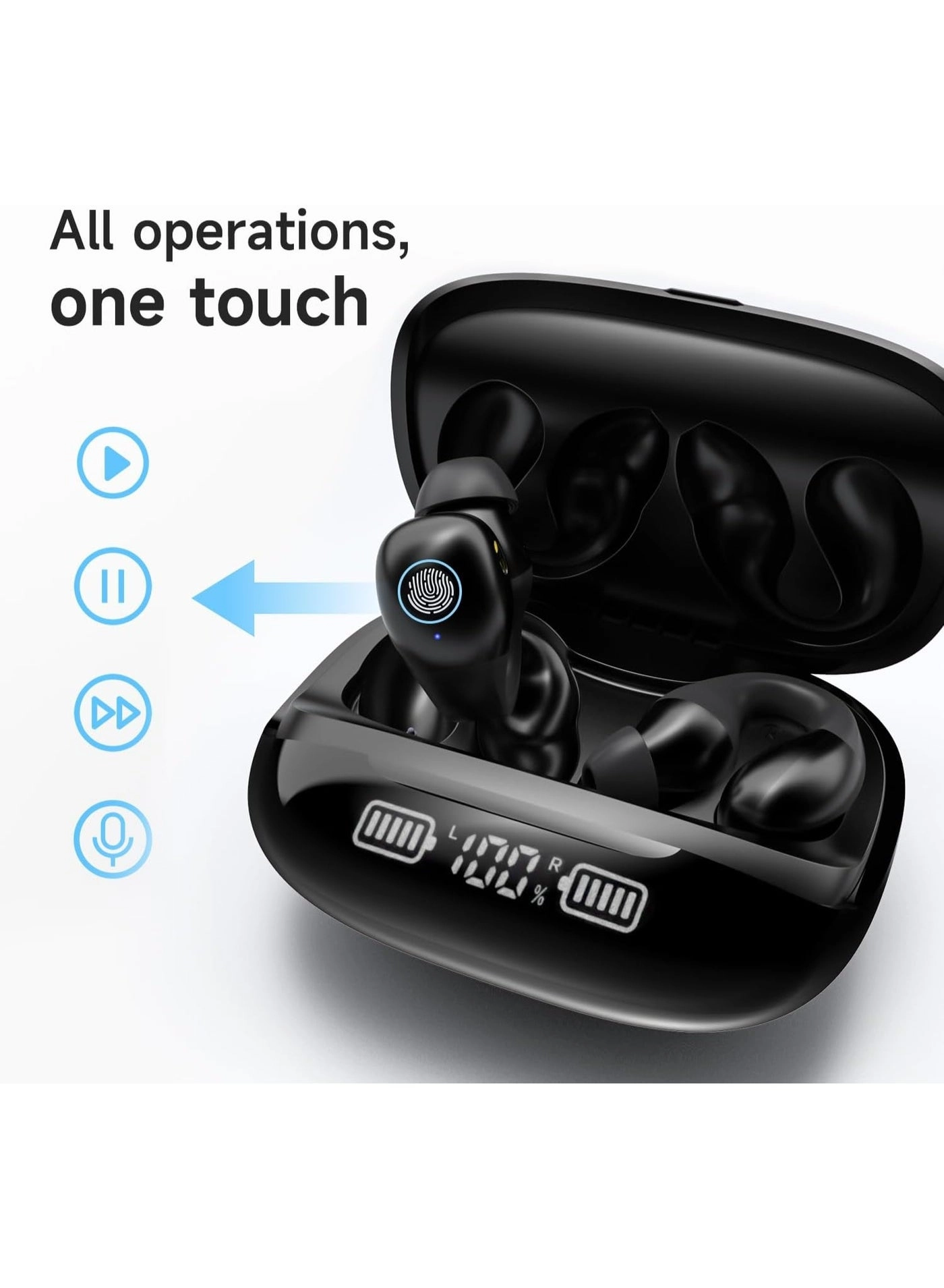 Ear clip Wireless Headphone