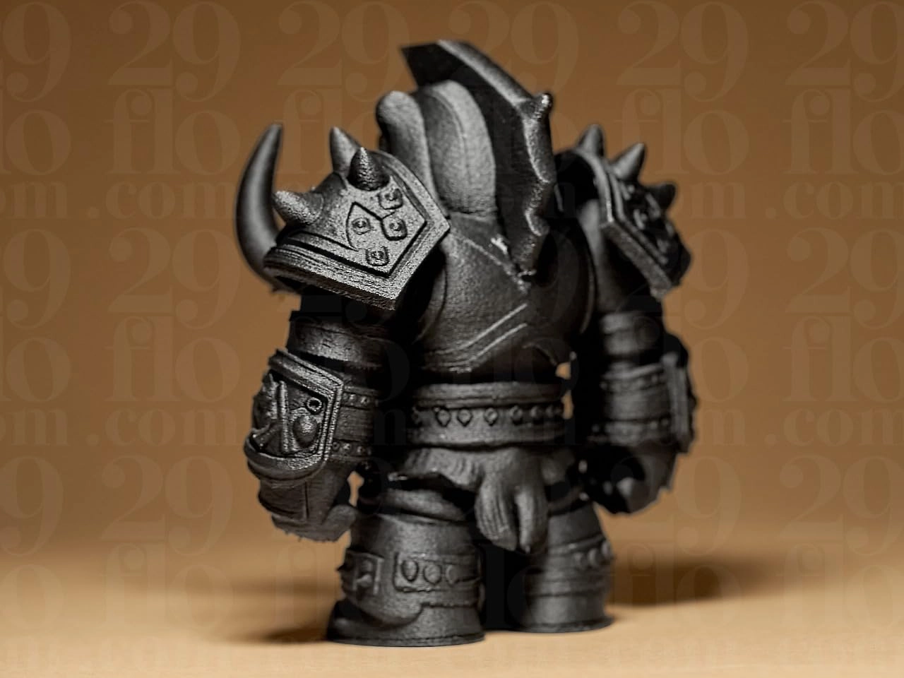 Rhino Statue - PLA Plastic