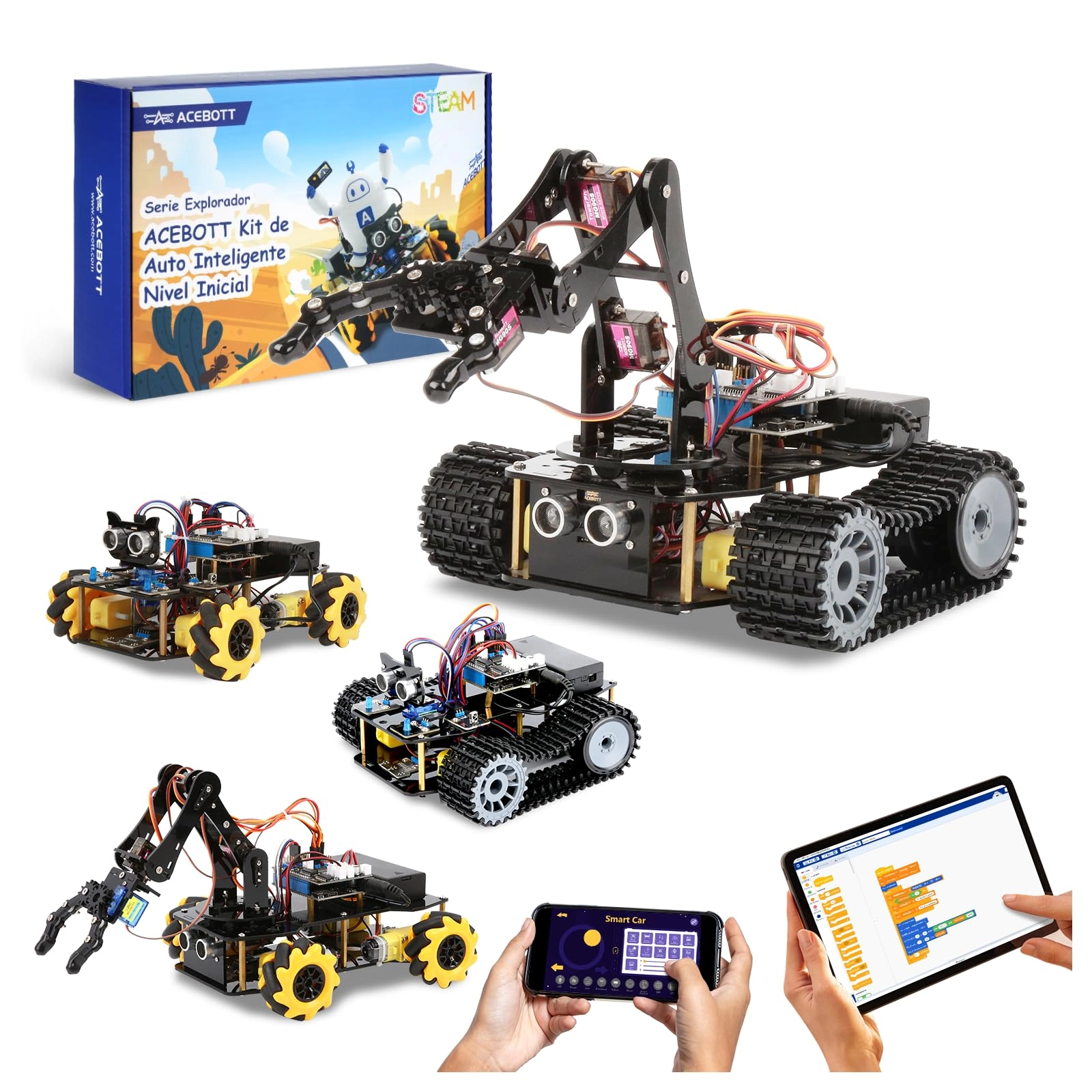 4 in 1 Smart Robot Arm Coding - 12 years+