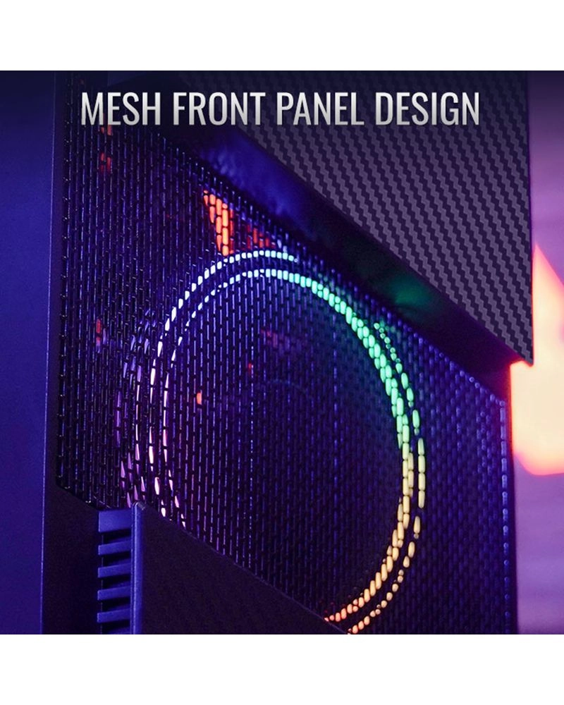 Menace Saturn - full tempered glass side panel