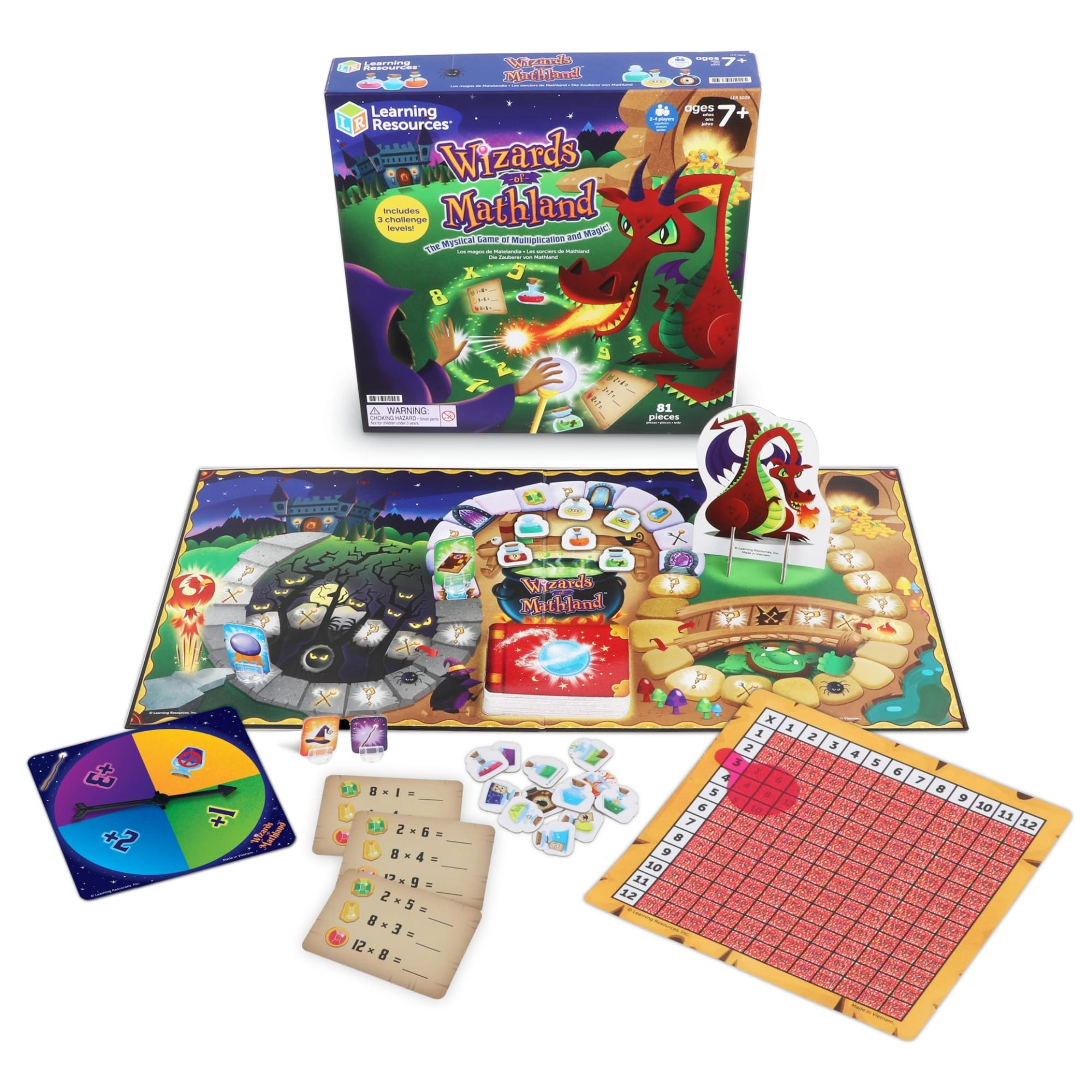 Learning Resources Wizards of Mathland - 84.0 1 Count