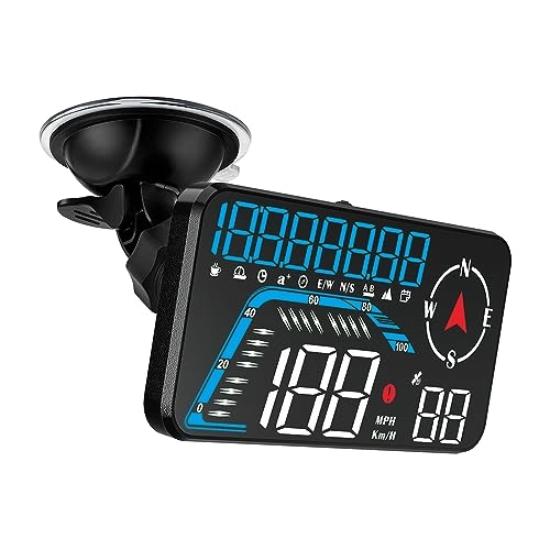 Riloer Car Head Up Display - 5.5-inch GPS Compass