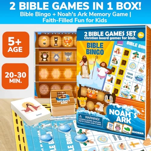 Bible Trivia + Bible Bingo + Noah's Ark