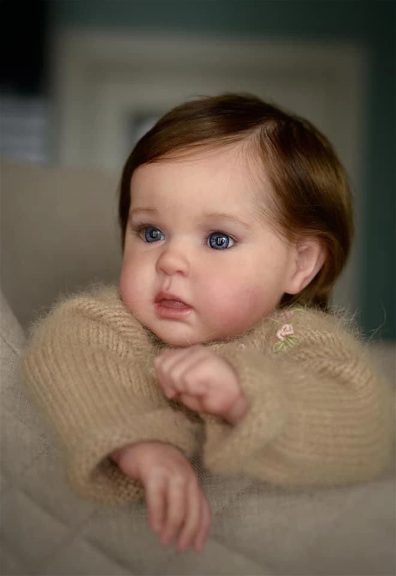 Reborn Baby Doll - 20 inches Cotton Silicone Vinyl