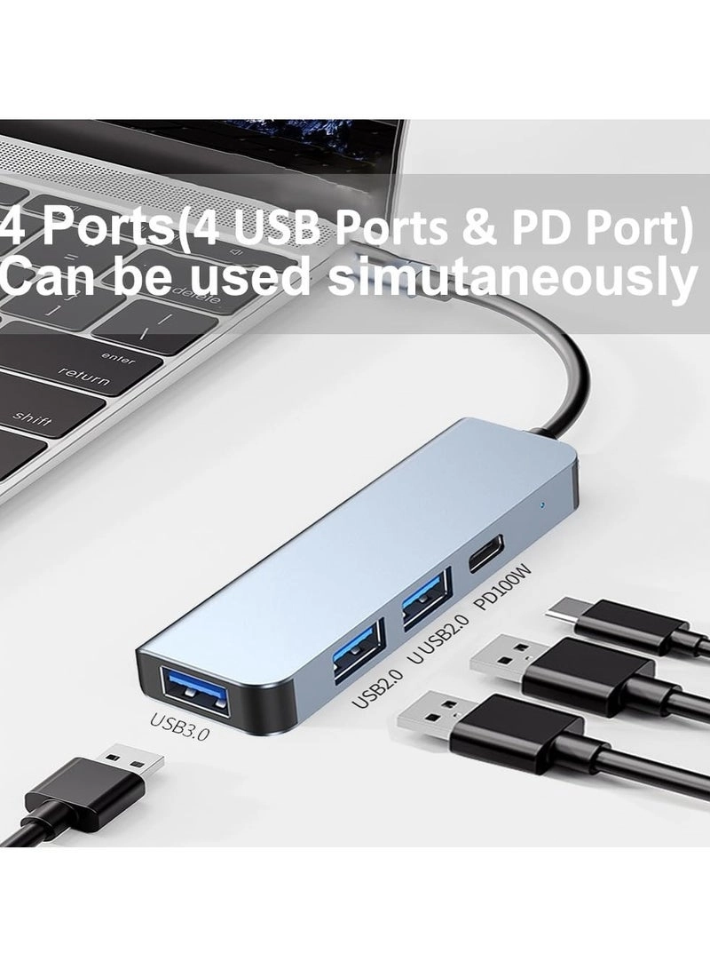 UC-HUB4IN1-ALU - USB-C MacBook Pro/Air iMac Dell Lenovo Tablets