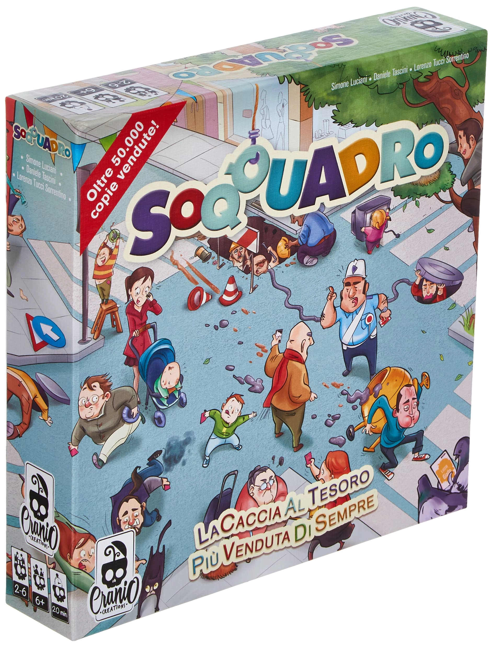 Cranio Creations Soqquadro - English, French, German, Italian, Spanish 3 years and up 1 piece(s)