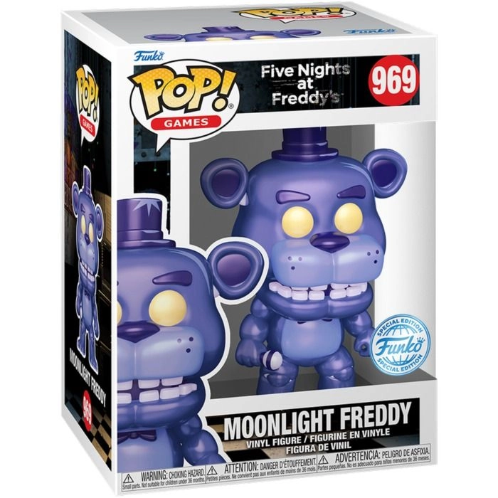 Freddy Fazbear - Five Night at Freddy's - Black Light Geekay Exclusive Vinyl