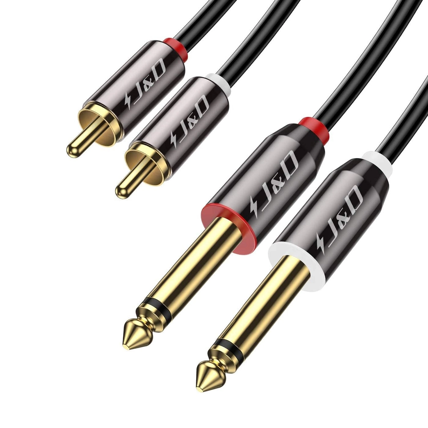 JD RCA to 1/4 Cable - 3 Feet