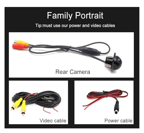Intelligent Dynamic Trajectory Car Rear View Camera - Night Vision Wire 4K AHD 1080P