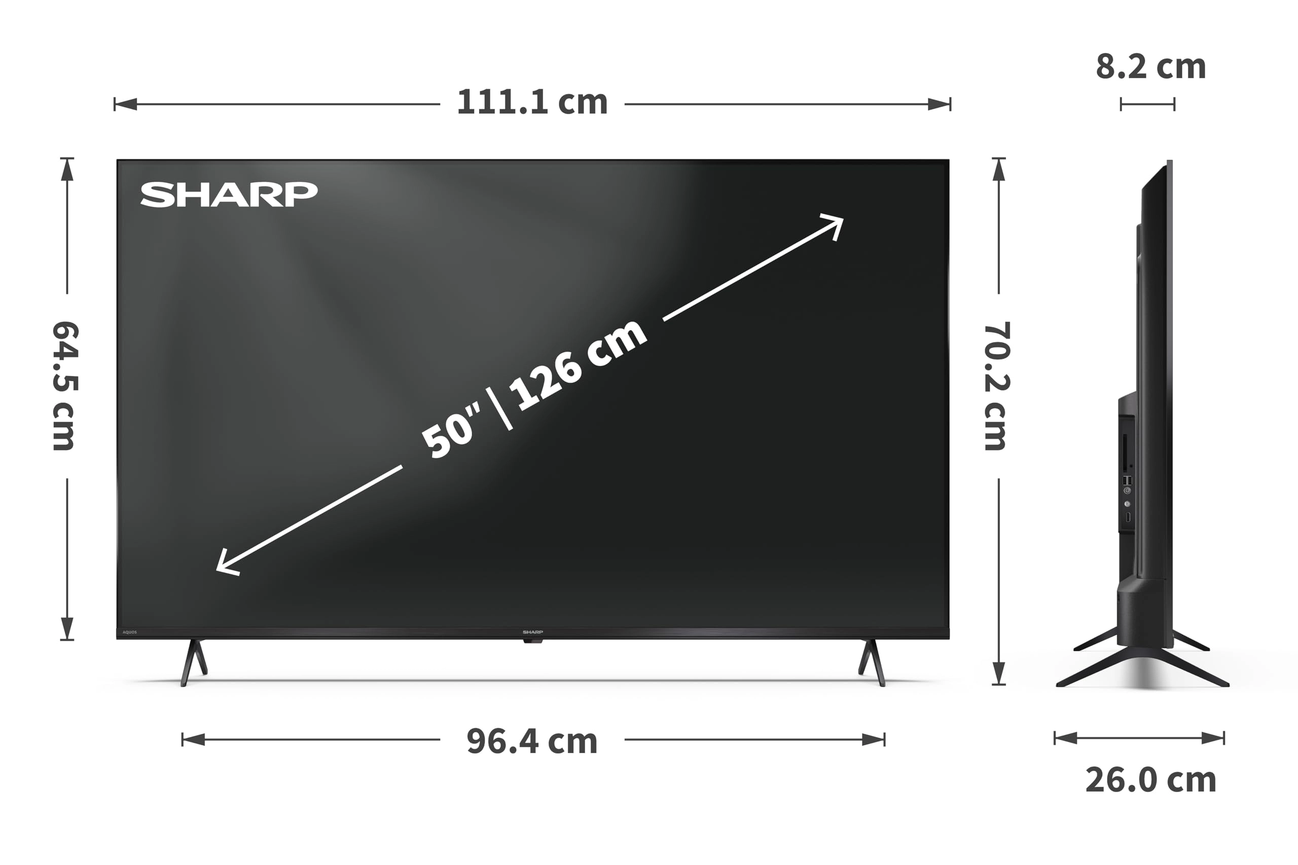 50HM5345KB - 50 Inches