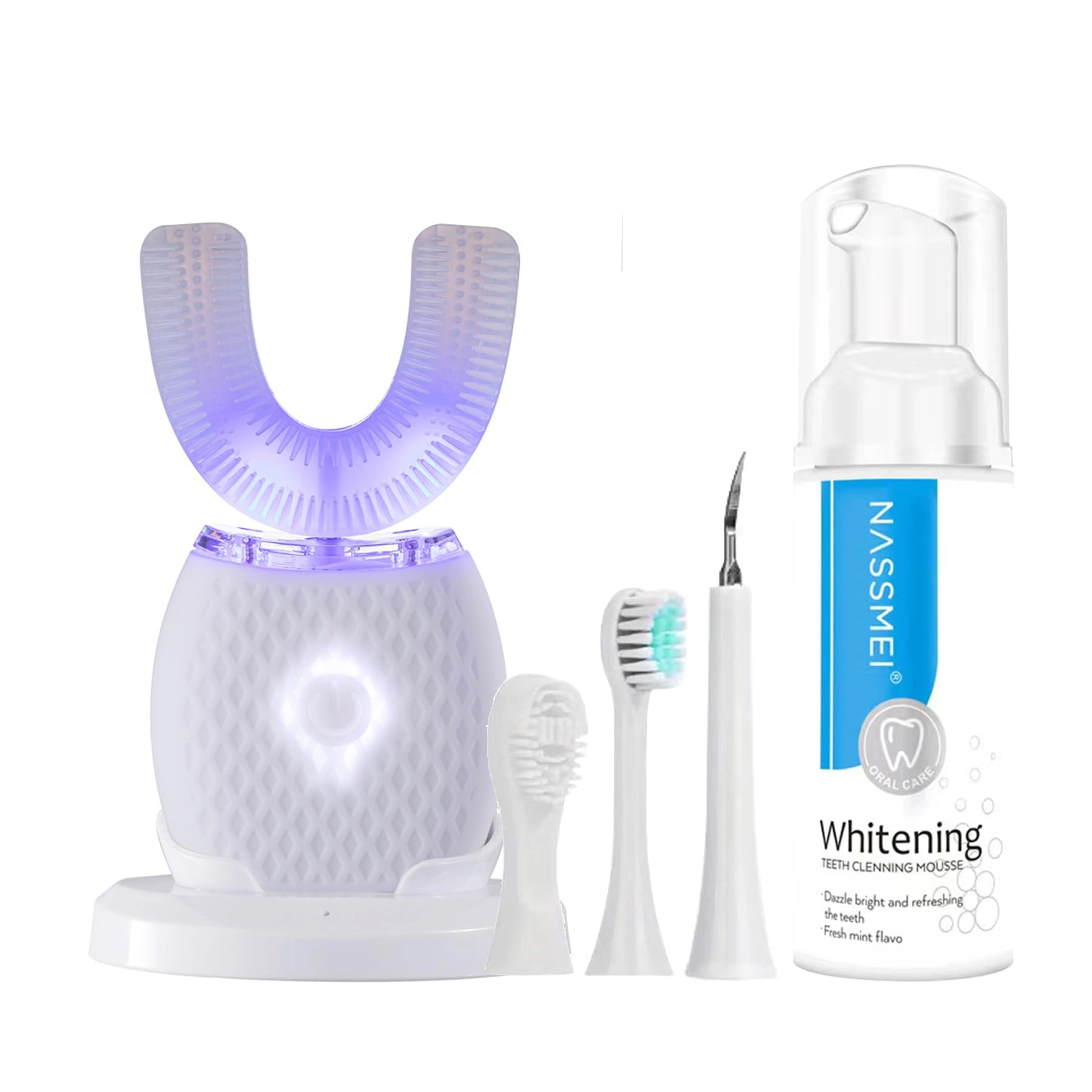 Ultrasonic Toothbrush - 30s Cleaning Wireless Charging