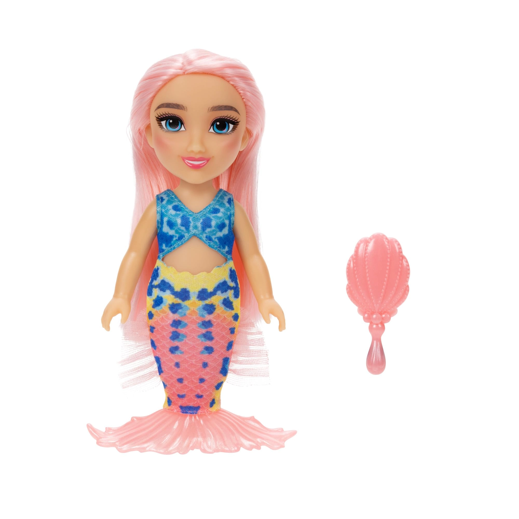 Jakks The Little Mermaid Petite Doll - 6" Caspia with Hair Comb