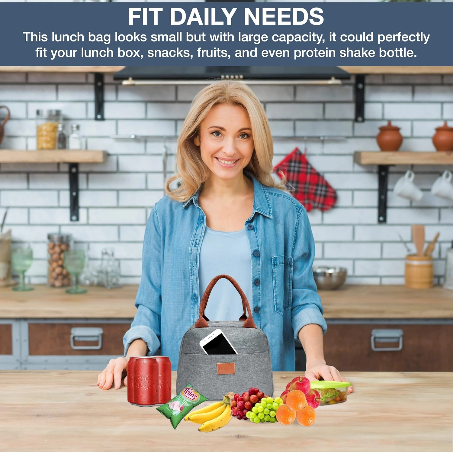 Insulated Lunch Bag - Leakproof Thermal