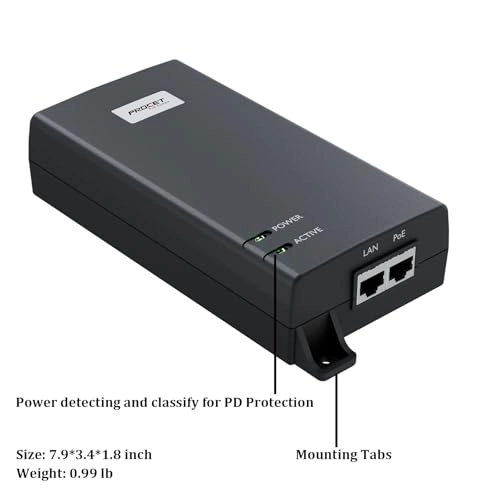 PT-PSE105GW-E-10 - 55V 60W 2 PoE pairs IEEE802.3bt 2.5GbE/5GbE/10GbE