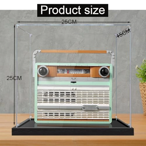 Acrylic Display Case - 25*15*25 cm Mirror Base
