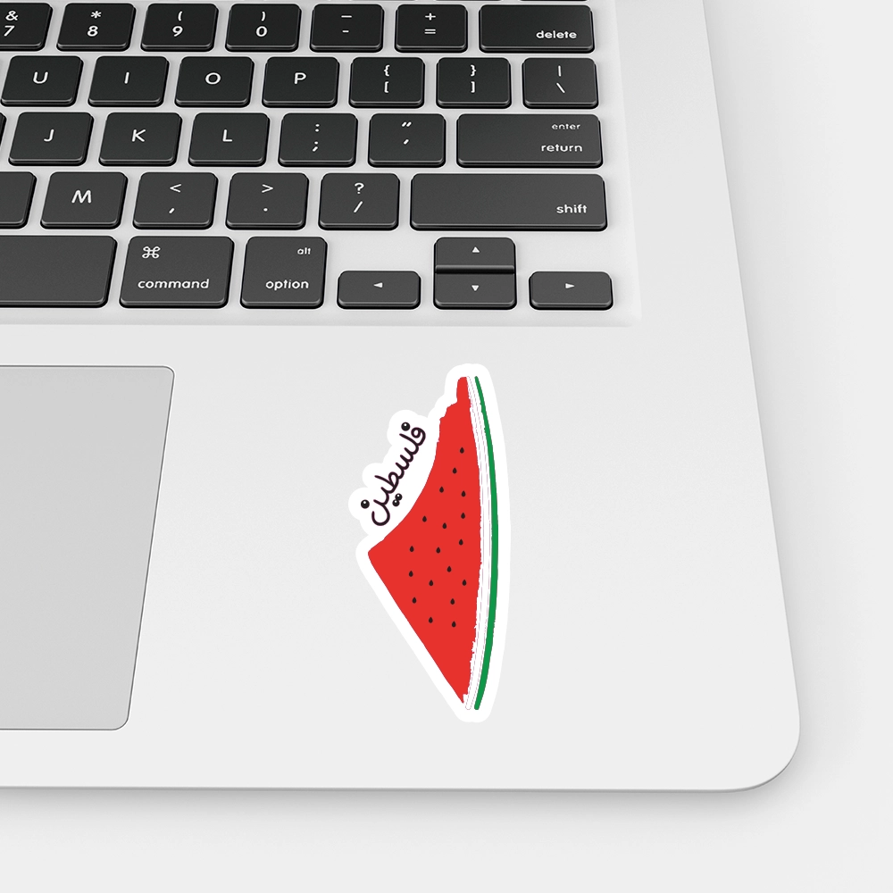 Palestinian Map Watermelon Stickers