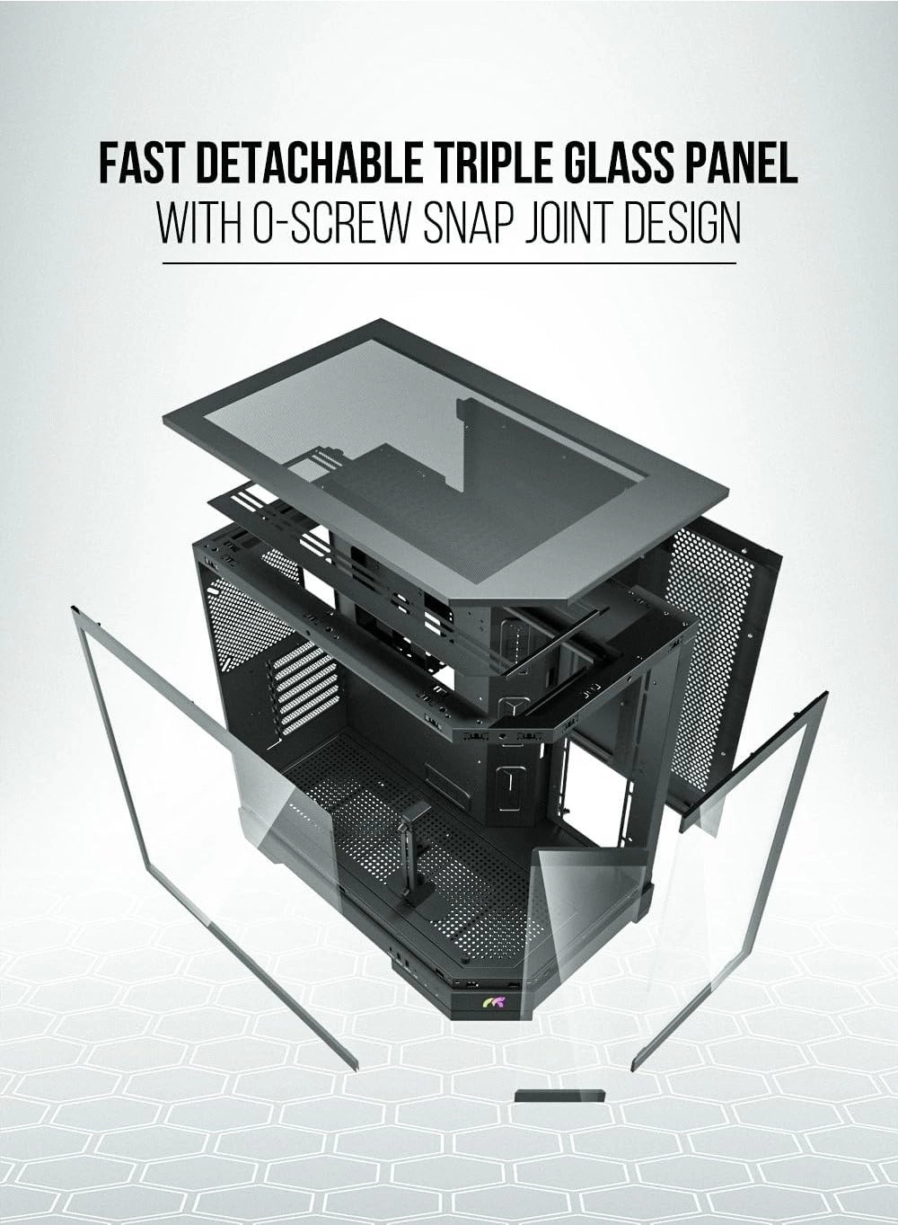 PRISM - Triple Glass Panel Mid Tower