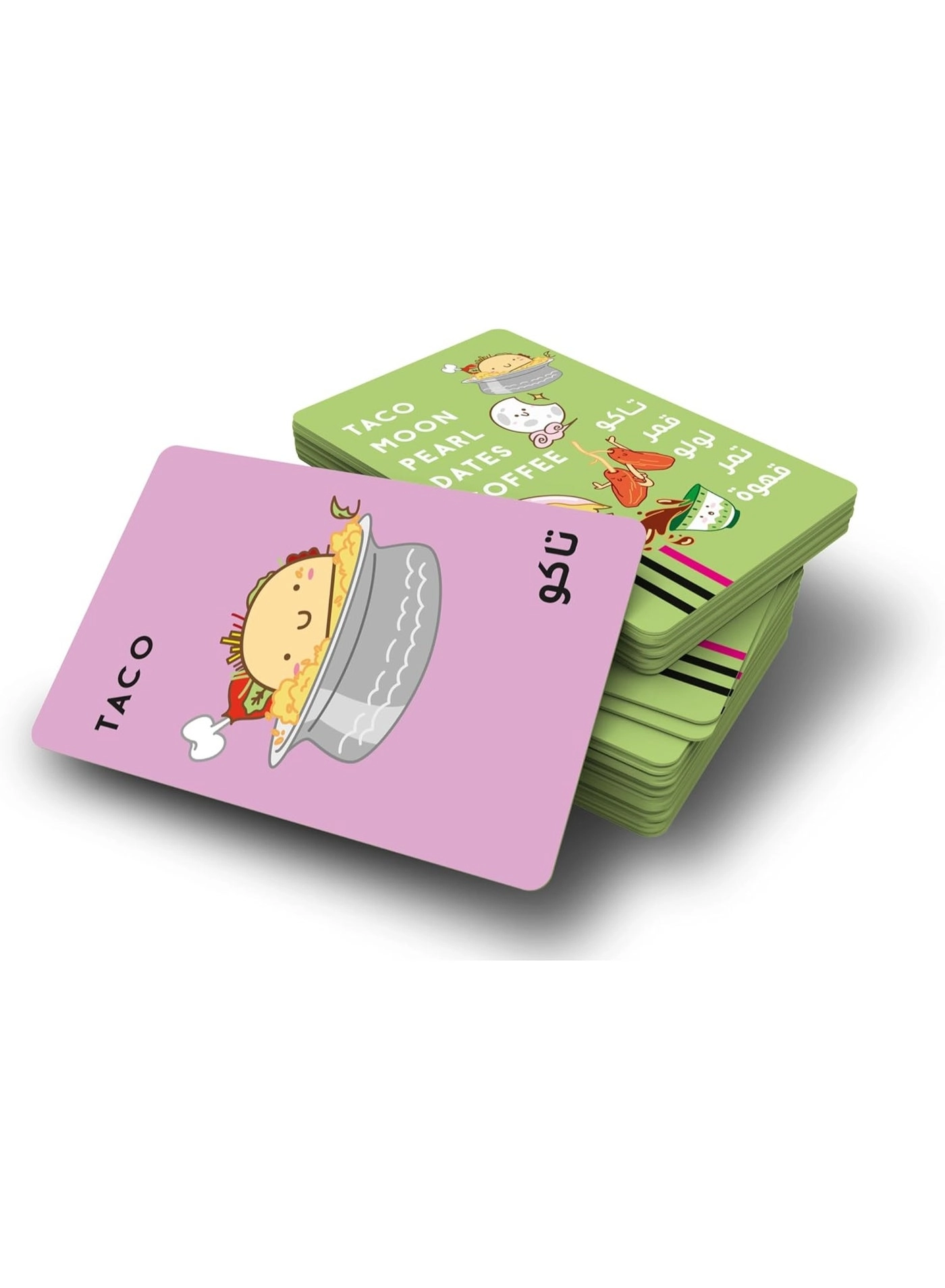 Taco Moon Pearl Dates Coffee - Arabic-themed Party Card Game
