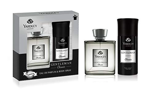 Gentleman Classic Eau De Parfum - 100 Milliliters + Gentleman Classic Body Spray - 150ml