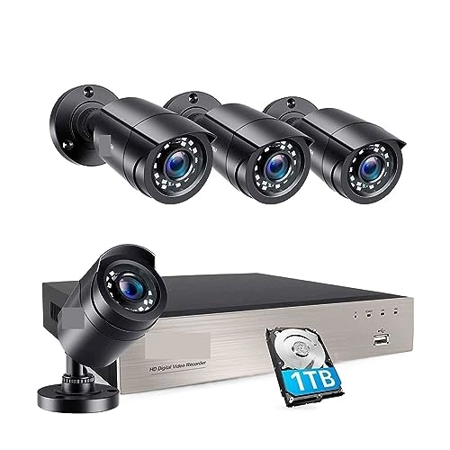 DVR + Camera - 8PCS 8CH 1080p 2.0MP