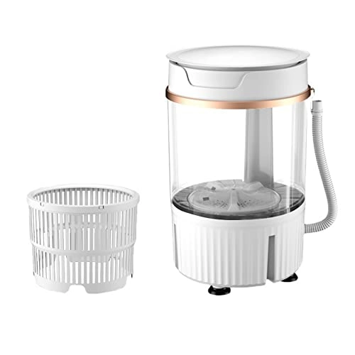 XHTONGSH غسالة قابلة للطي للطي المحمولة, غسالة صفرية اوتوماتيكية, عمل هادئ, الضوء الأزرق, ملابس داخلية غسل الملابس او عنصر صغیر, طاقة ومنطقة (Color : Green)