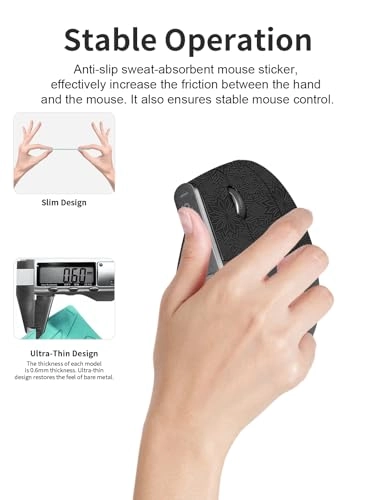 Mouse Anti-Slip Grip Tape - for Logitech MX Vertical Self-Adhesive