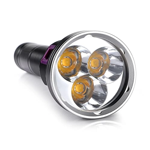 XHP70 Diving Flashlight - 8000 lumens 100m IPX8