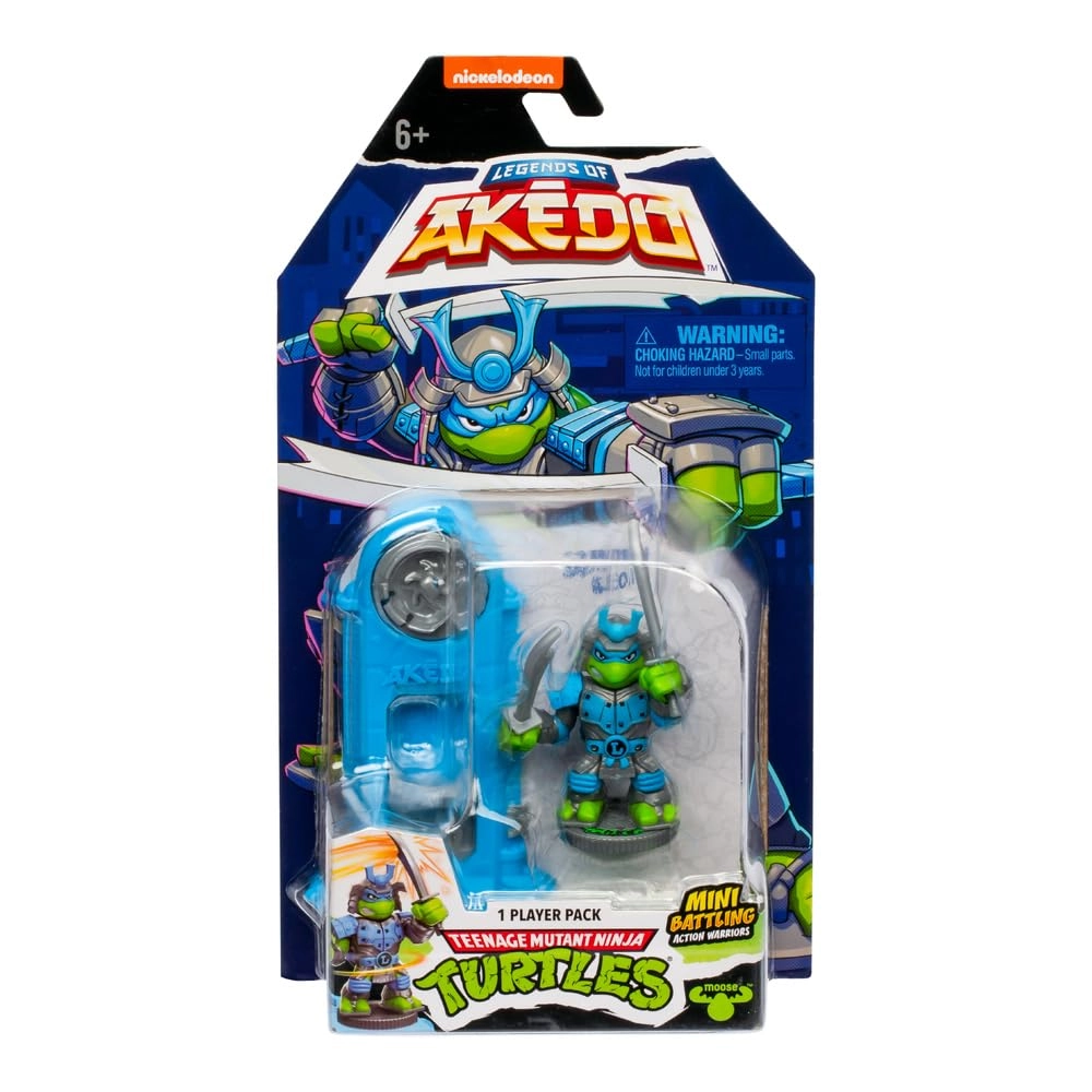 AKEDO Legends of Teenage Mutant Ninja Turtles Figure Set - Teenage Mutant Ninja Turtles - 8 pcs