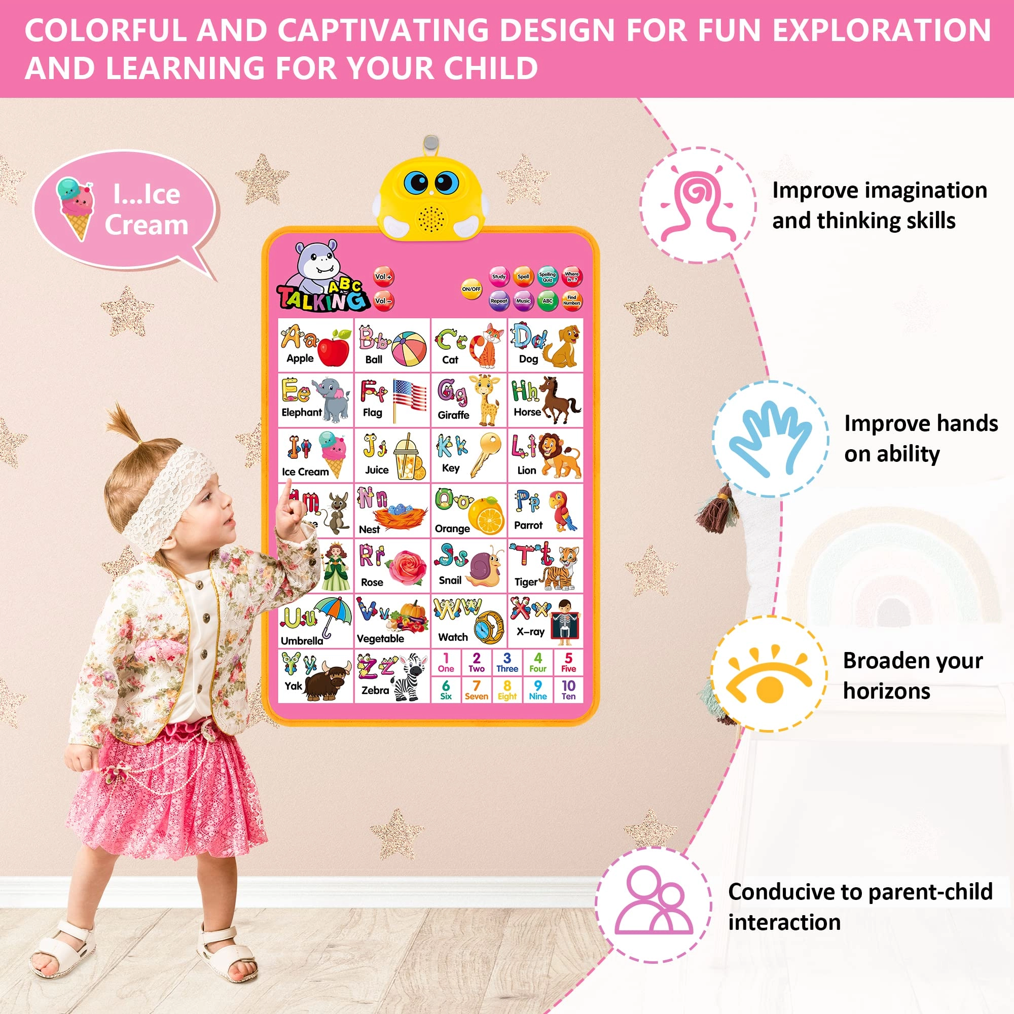 gahoo Alphabet Wall Chart - 1-3 years+