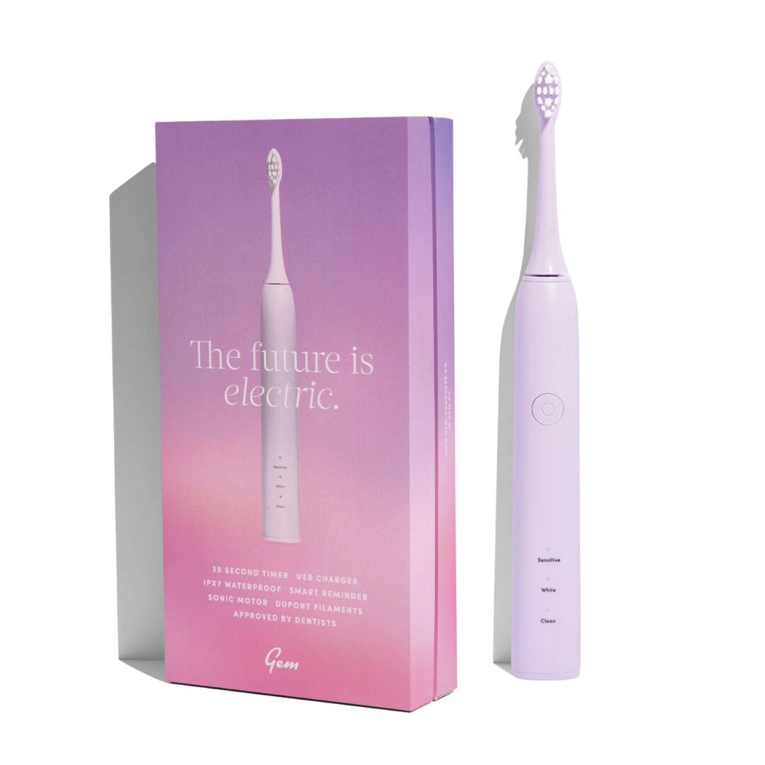 Electric Toothbrush - Rose USB-C Rechargeable 3 Modes