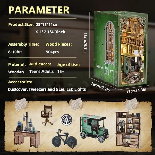 Book Nook Kit - The Radium Lady