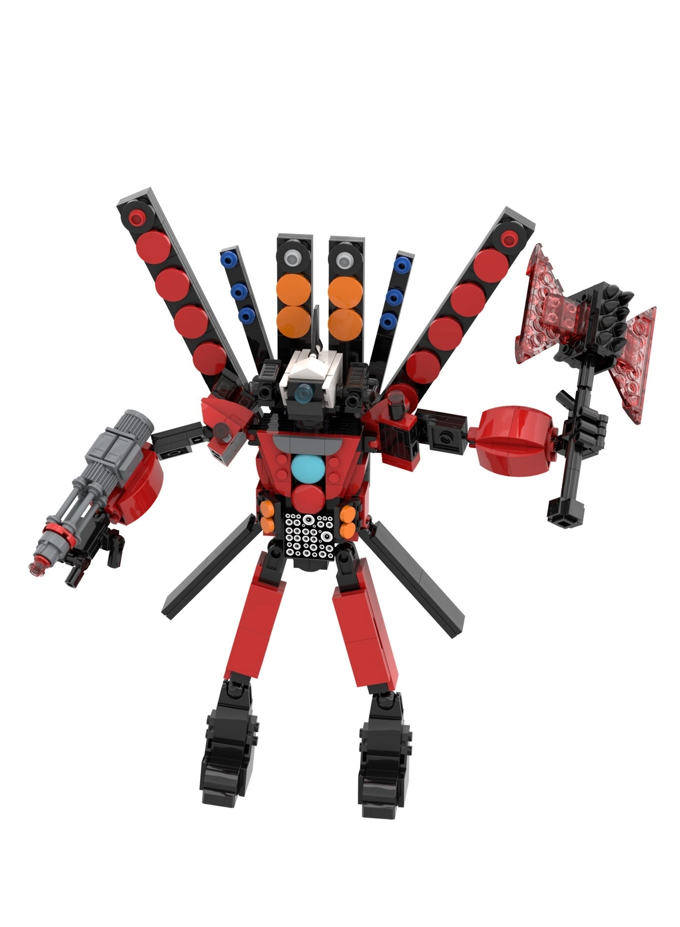 Skibidi Toilet Man - Robots 513 pcs