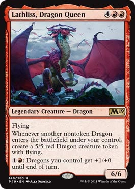 Magic: The Gathering: Lathliss, Dragon Queen - Core Set 2019