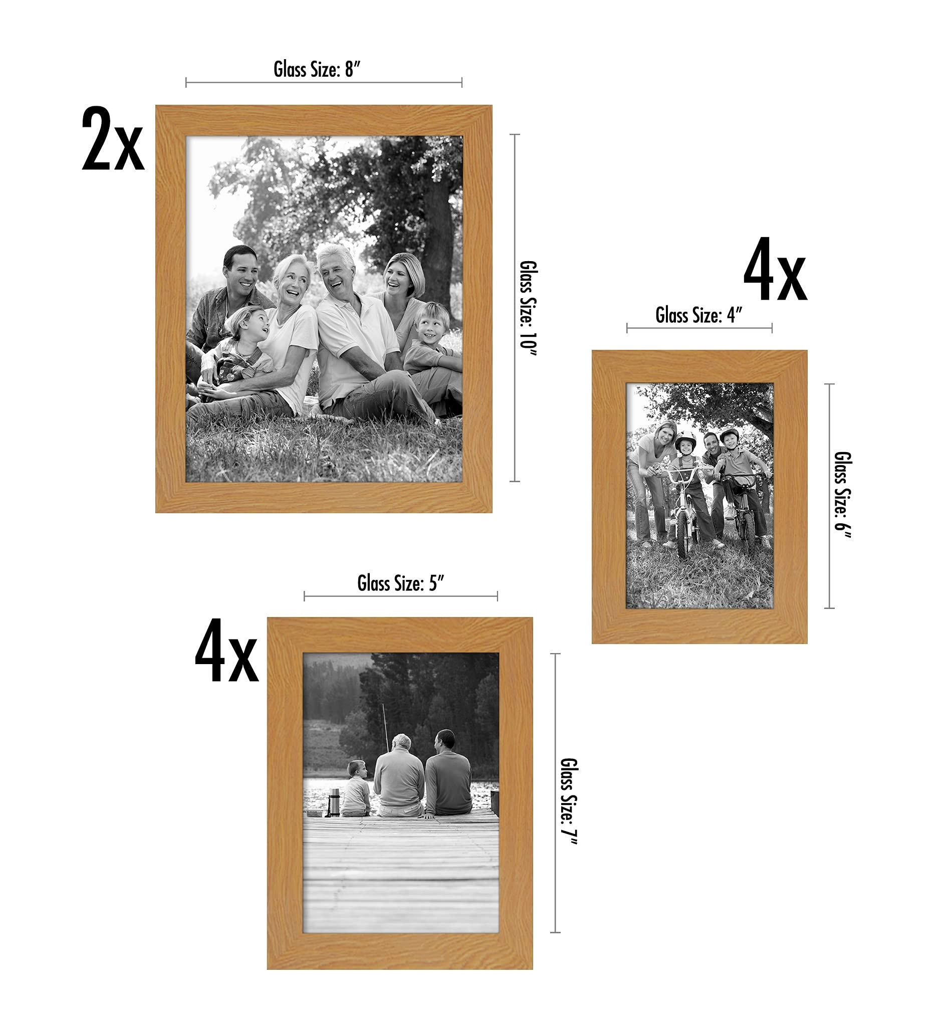 Set of 10 Picture Frames