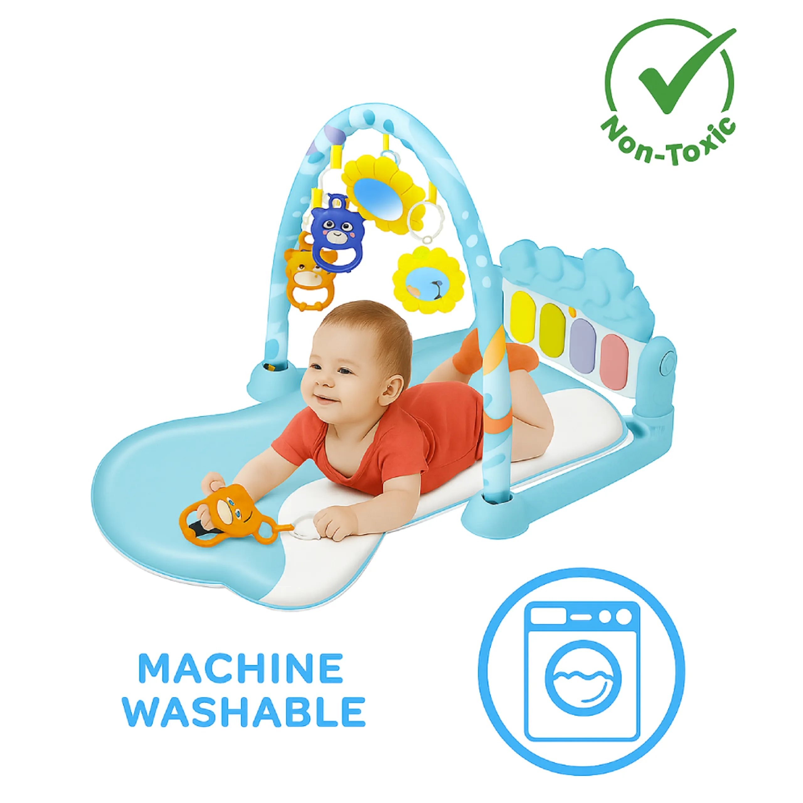 Cute Rabbit Baby Play Gym - Rabbit-themed 0 +