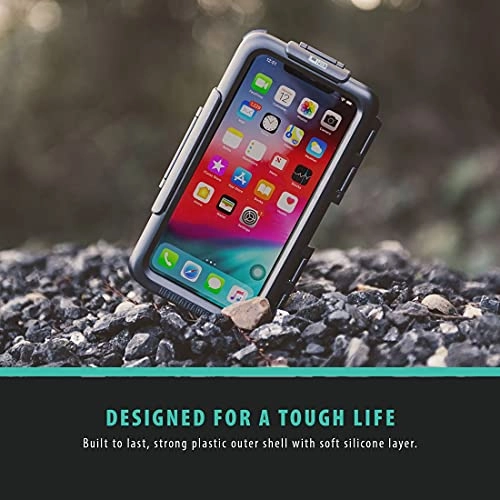 Dual Action Camera Motorcycle Mount - Handlebar + Case - iPhone 12 Pro Max Waterproof